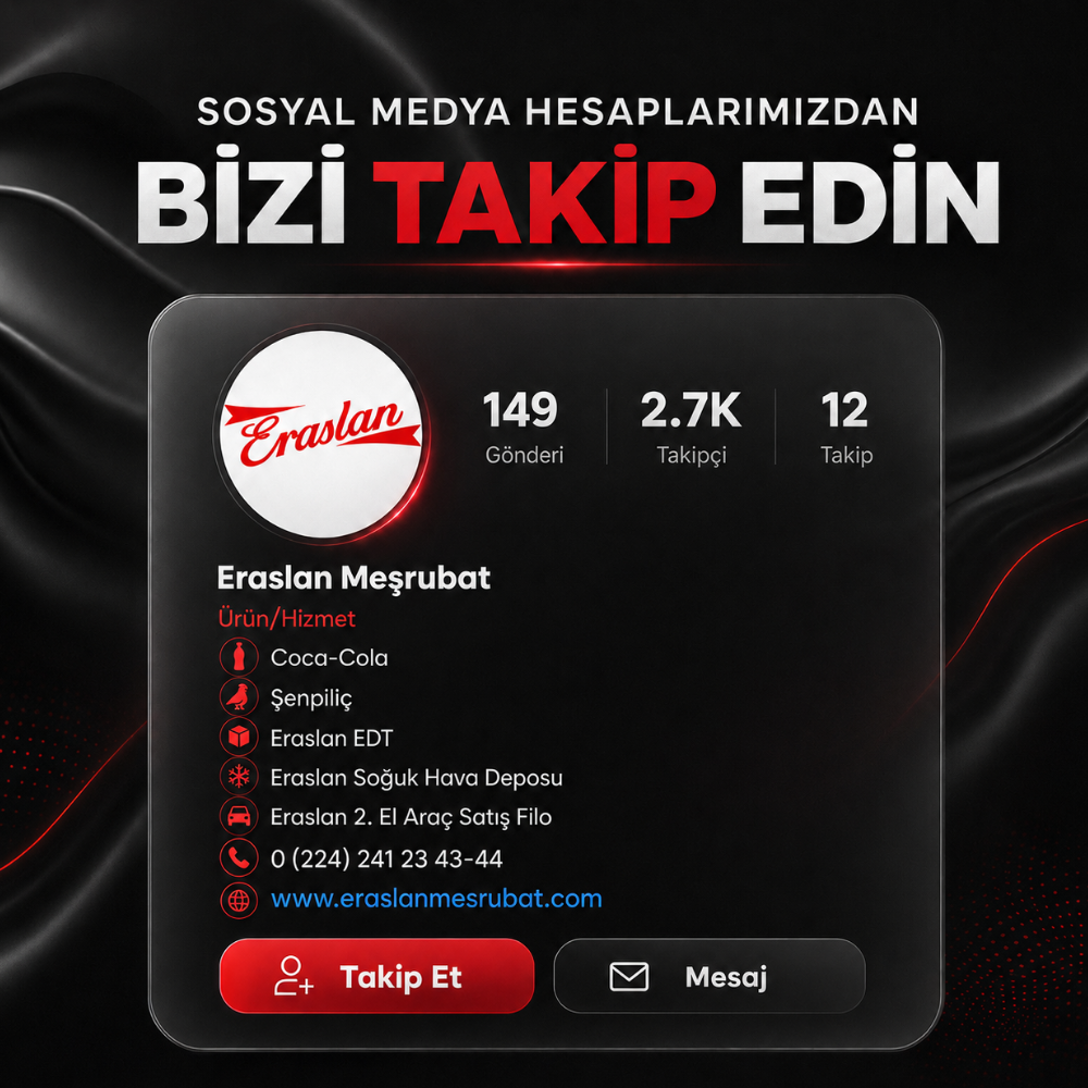 Sosyal Medya'da Bizi Takip Edin!